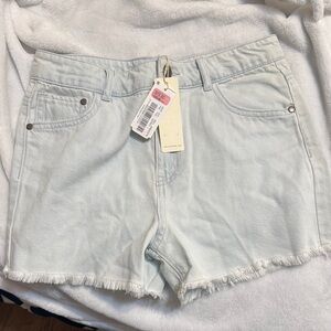 Light Blue Denim Women's Shorts